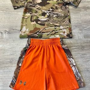 Under Armour Camouflage Outfit, Size 5
